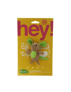 HEY! CAT TOY RATON ARPILLERA 9,5X 7 CM 2