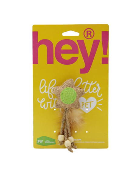 HEY! CAT TOY ESTRELLA 16X6,5 CM