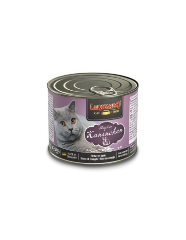 LEONARDO LATAS QUALITY SELECTION CONEJO 200 GR X 6 UNID