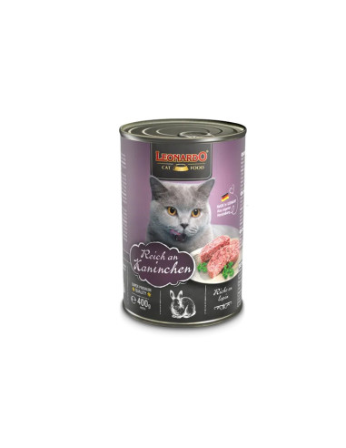 LEONARDO LATAS QUALITY SELECTION CONEJO 400 GR X 6 UNID