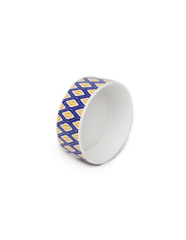 BRNX PLATO DE CERÁMICA VINTAGE AZUL TALLA S