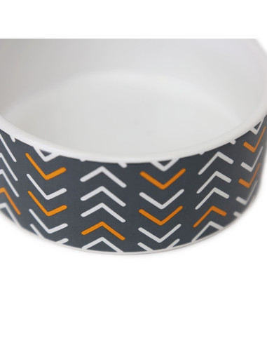 BRNX PLATO CERÁMICA MINIMALISTA NEGRO TALLA L