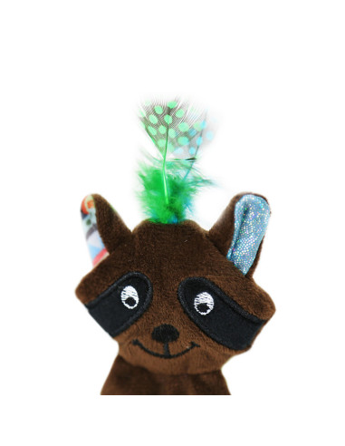 BRNX JUGUETE GATO MAXI TOY MAPACHE 18 CM