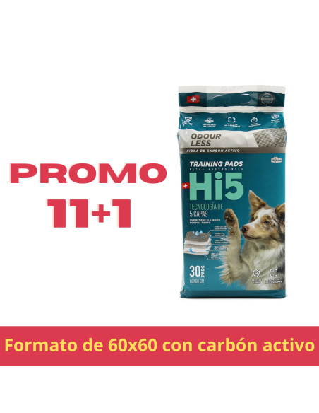 PROMOCION HI5 60X60 CON CARBON 11+1 GRATIS