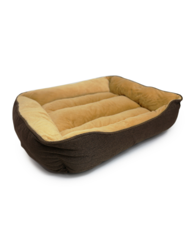 HEY! CAMA CONFORT CAFE Y BEIGE TALLA M