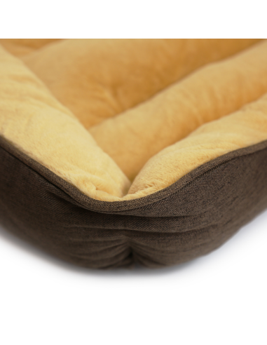 HEY! CAMA CONFORT CAFE Y BEIGE TALLA M