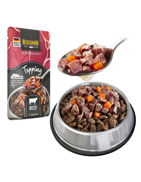 BELCANDO SOBRES MASTERCRAFT TOPPING TERNERA 100 GR X 12 UNID