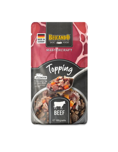 BELCANDO SOBRES MASTERCRAFT TOPPING TERNERA 100 GR X 12 UNID