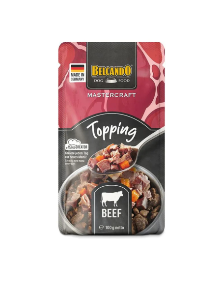 BELCANDO SOBRES MASTERCRAFT TOPPING TERNERA 100 GR X 12 UNID