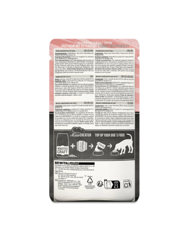 BELCANDO SOBRES MASTERCRAFT TOPPING PAVO 100 GR X 12 UNID