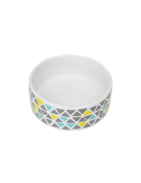 BRNX PLATO CERÁMICA MOSAICO CELESTE TALLA L