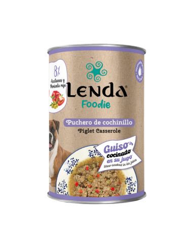 LENDA PERRO LATA PUCHERO DE COCHINILLO 380 G