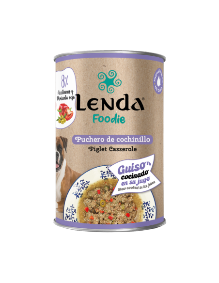 LENDA PERRO LATA PUCHERO DE COCHINILLO 380 G