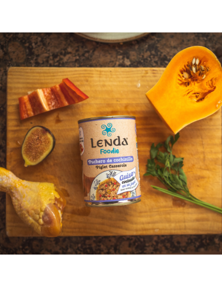 LENDA PERRO LATA PUCHERO DE COCHINILLO 380 G