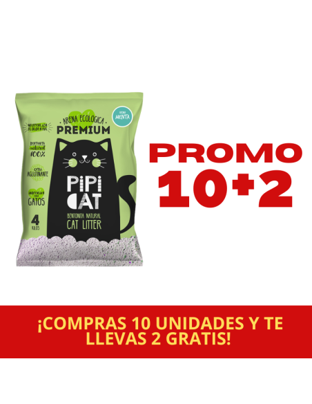 PROMOCIÓN PIPICAT MENTA 4KG 10+2