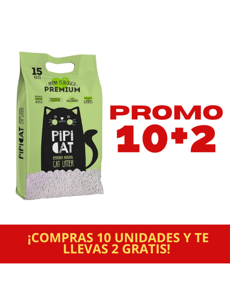 PROMOCIÓN PIPICAT MENTA 15KG 10+2