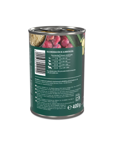 BELCANDO LATAS PAVO CON ARROZ Y ARÁNDANO 400 GR X 6 UNID