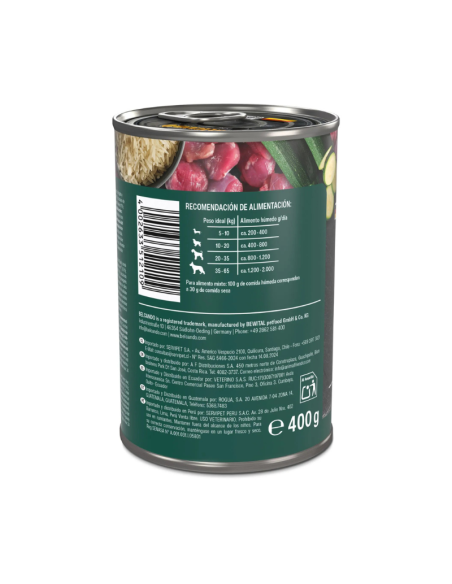 BELCANDO LATAS PAVO CON ARROZ Y ARÁNDANO 400 GR X 6 UNID