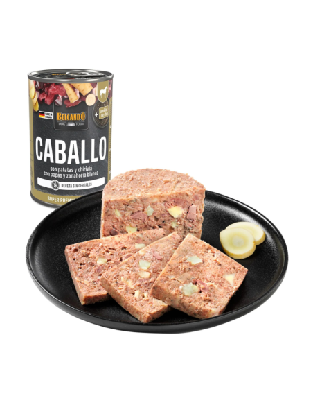 BELCANDO LATAS CABALLO CON PATATAS Y CHIRIVIAS 400 GR X 6 UNID