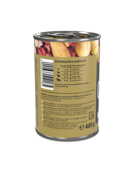 BELCANDO LATAS CABALLO CON PATATAS Y CHIRIVIAS 400 GR X 6 UNID