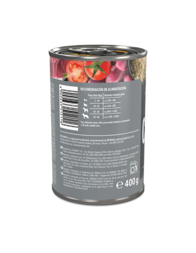 BELCANDO LATAS CORDERO CON ARRÓZ Y ARÁNDANO 400 GR X 6 UNID