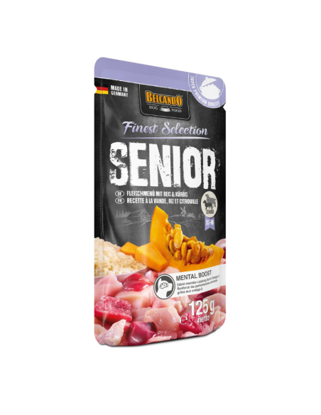 BELCANDO SOBRES SENIOR MENU DE CARNE 125 GR X 12 UNID