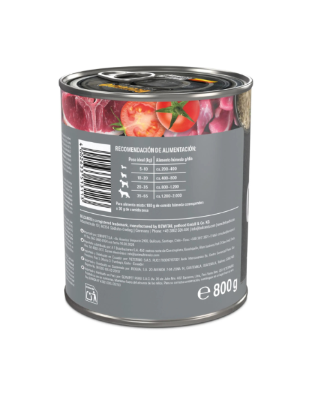 BELCANDO LATAS CORDERO CON ARRÓZ Y ARÁNDANO 800 GR X 6 UNID