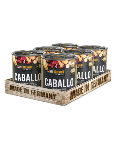 BELCANDO LATAS CABALLO CON PATATAS Y CHIRIVIAS 800 GR X 6 UNID