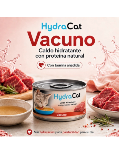 PURA NATURA CALDO HYDRACAT CARNE 75 GR