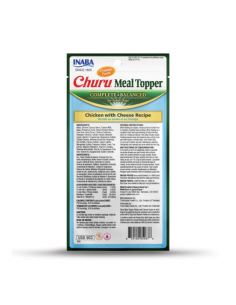 CHURU PERRO MEAL TOPPER SABOR POLLO Y QUESO 4 UNID 2