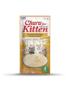 CHURU KITTEN SABOR POLLO 4 UNID