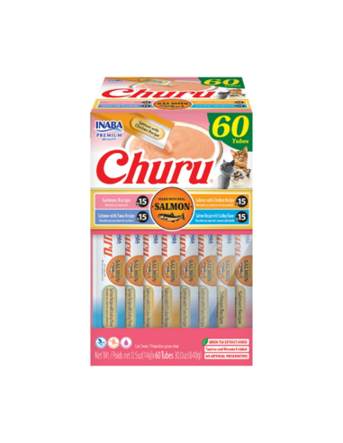 CHURU GATO SALMON VARIEDADES 60 UNID