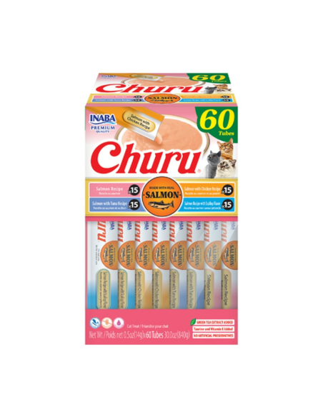 CHURU GATO SALMON VARIEDADES 60 UNID
