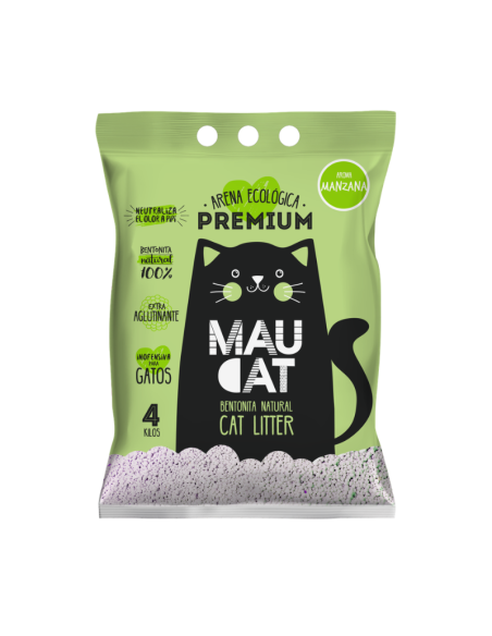 MAUCAT ARENA AROMA MANZANA 4 KG