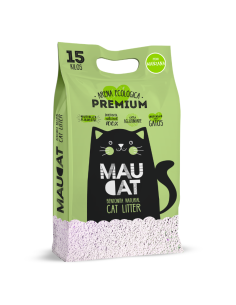 MAU CAT ARENA AROMA MANZANA 15 KG