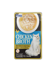 CHURU GATO BROTH SABOR POLLO Y OSTION 40G 6 UNID