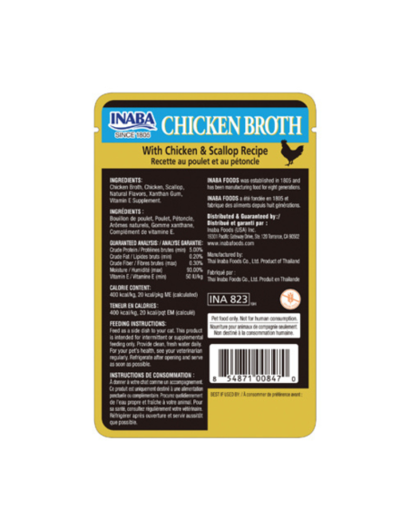 CHURU GATO BROTH SABOR POLLO Y OSTION 40G 6 UNID