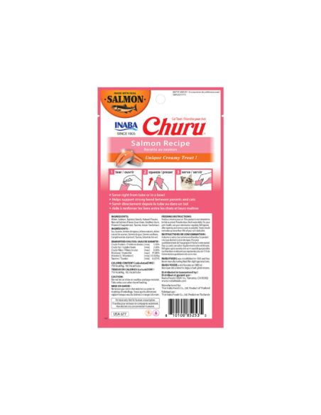 CHURU GATO SABOR SALMON 4 UNID