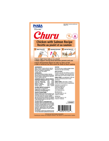 CHURU GATO SALMON POLLO 4 UNID