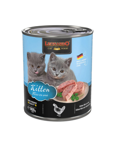 LEONARDO LATAS QUALITY SELECTION KITTEN 800 GR X 6 UNIDADES