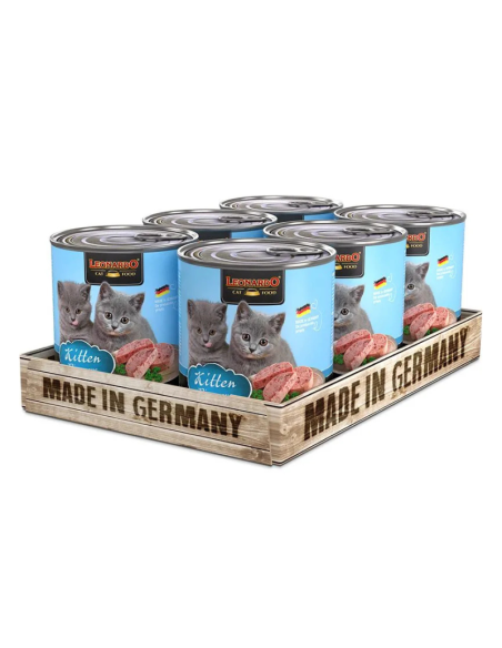 LEONARDO LATAS QUALITY SELECTION KITTEN 800 GR X 6 UNIDADES