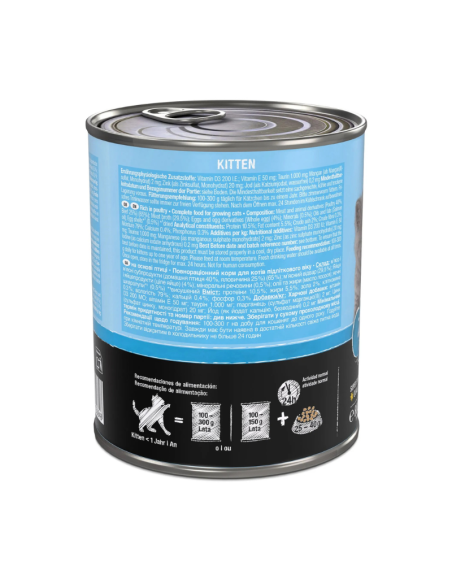 LEONARDO LATAS QUALITY SELECTION KITTEN 800 GR X 6 UNIDADES