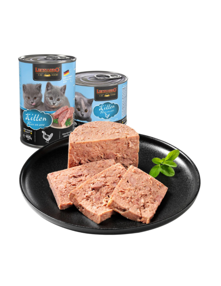 LEONARDO LATAS QUALITY SELECTION KITTEN 800 GR X 6 UNIDADES