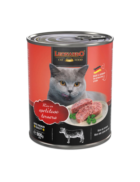 LEONARDO LATAS QUALITY SELECTION TERNERA 800 GR X 6 UNIDADES