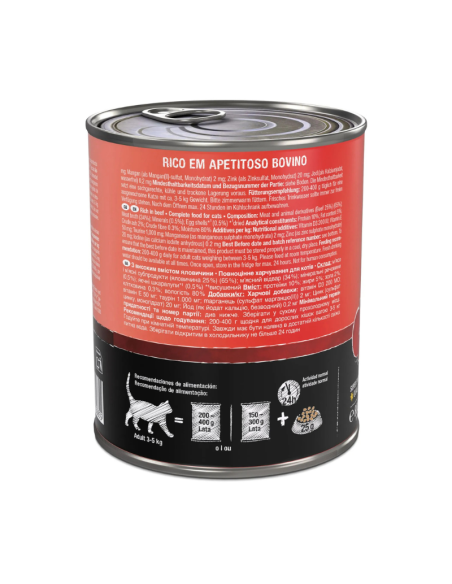 LEONARDO LATAS QUALITY SELECTION TERNERA 800 GR X 6 UNIDADES