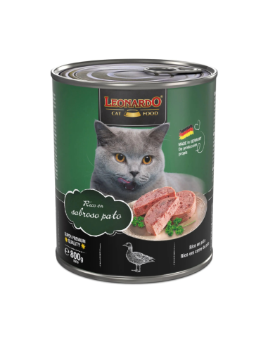 LEONARDO LATAS QUALITY SELECTION PATO 800 GR X 6 UNIDADES