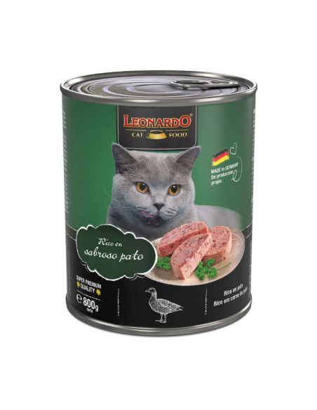LEONARDO LATAS QUALITY SELECTION PATO 800 GR X 6 UNIDADES