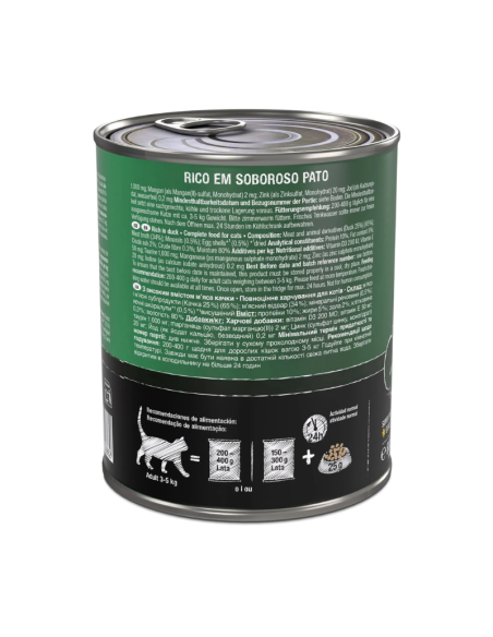 LEONARDO LATAS QUALITY SELECTION PATO 800 GR X 6 UNIDADES