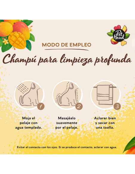 PET HEAD ULTIMUTT CLEAN SHAMPOO LIMPIEZA PROFUNDA 3 EN 1 475 ML