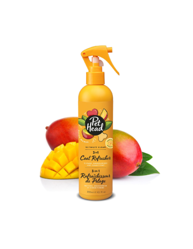 PET HEAD ULTIMUTT CLEAN SPRAY REFRESCANTE 3 EN 1 300 ML